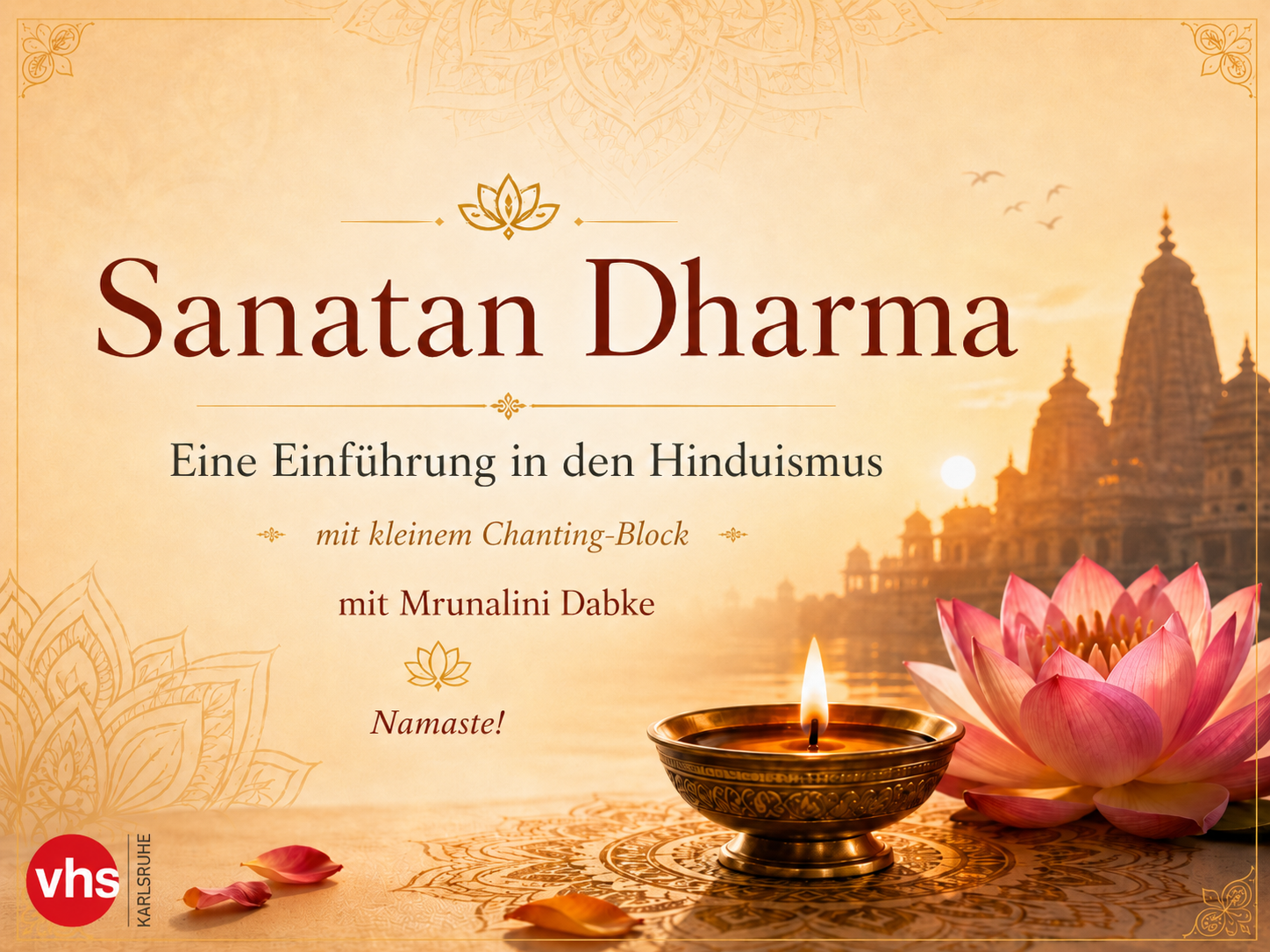 Sanatan Dharma mit vhs_Logo